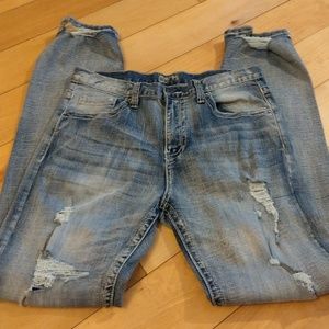 💲Worn-in distressed RUE21 CARBON BLACK flex